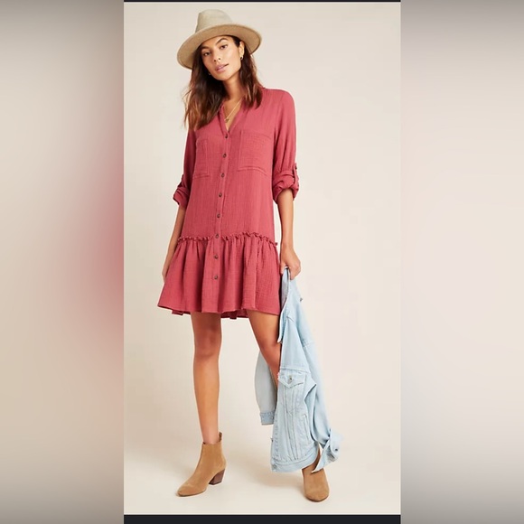 Anthropologie Dresses & Skirts - Anthropologie First Monday Emma Utility Tunic Size Small